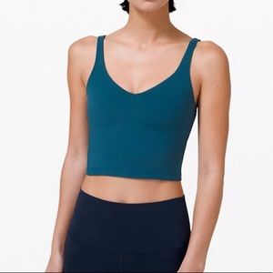 Lululemon align crop tank - blue borealis